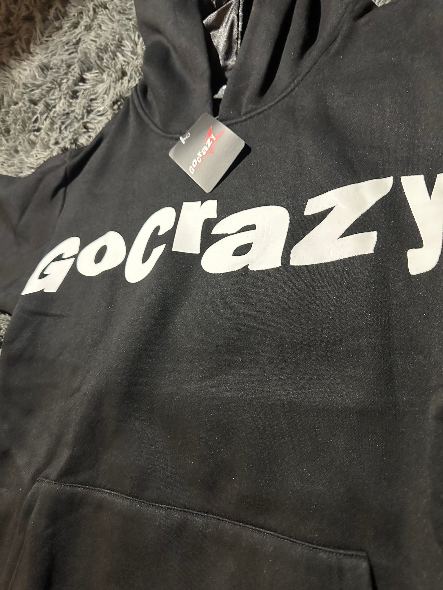 GoCrazy “777” Satin Lined Pullover Hoodie