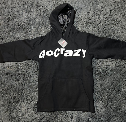 GoCrazy “777” Satin Lined Pullover Hoodie