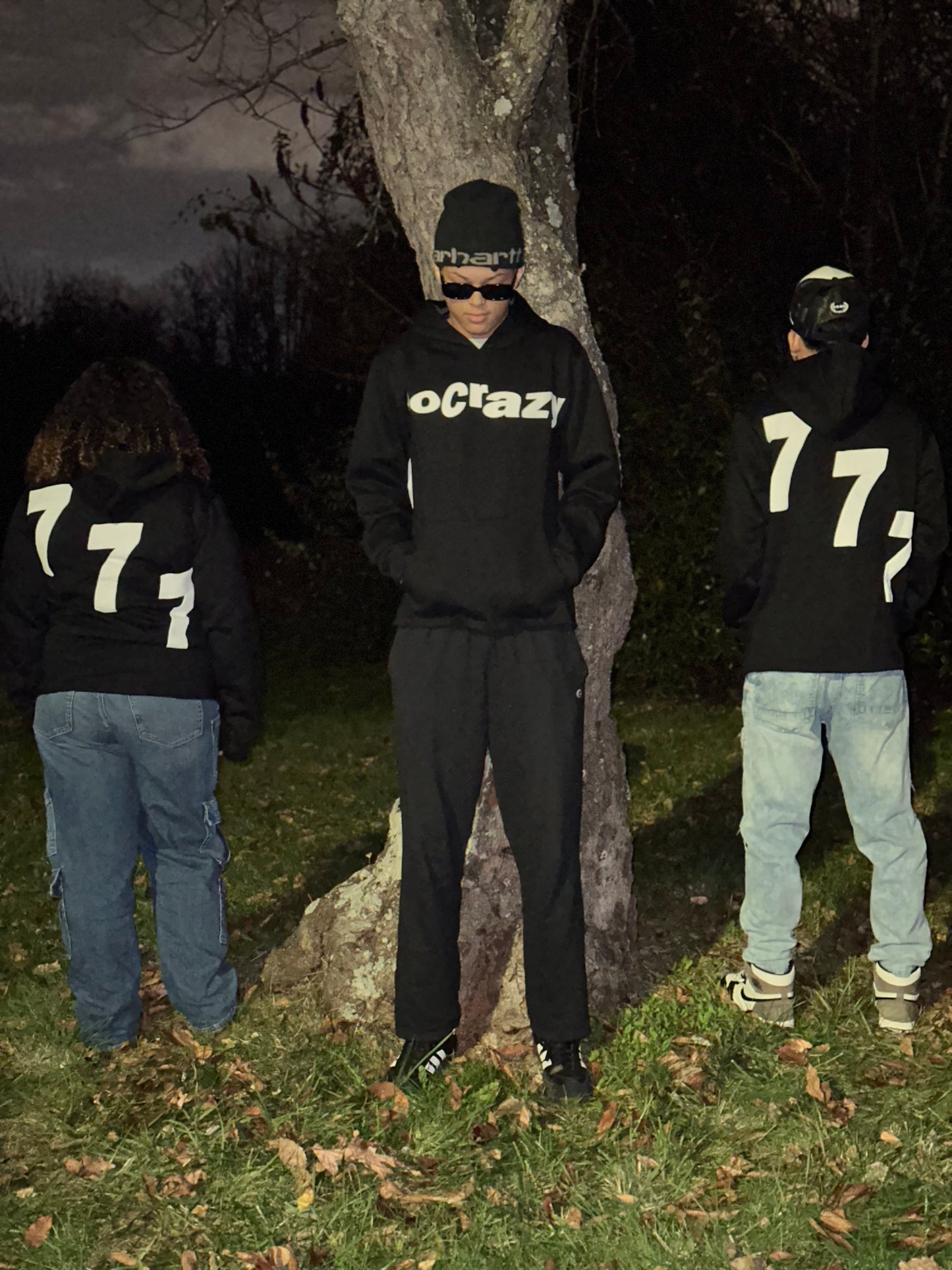 GoCrazy “777” Satin Lined Pullover Hoodie